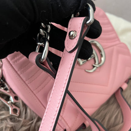 Preloved Authentic GUCCI GG Marmont mini top handle bag