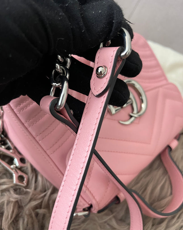 Preloved Authentic GUCCI GG Marmont mini top handle bag