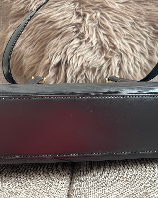 Preloved Authentic Louis Vuitton Epi Leather Sablon Shoulder Bag – Black