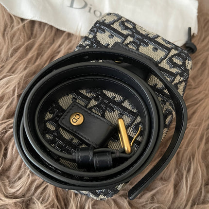 Preloved Authentic Dior Oblique belt pouch