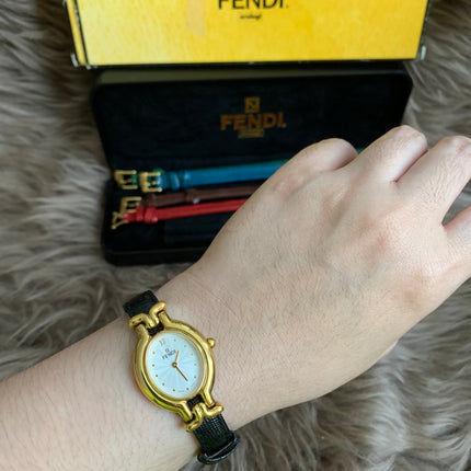 FENDI Chameleon Changeable Belt Watch 5Colors