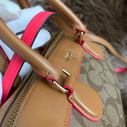 Coach Mini Benette Crossbody Neon Edge
