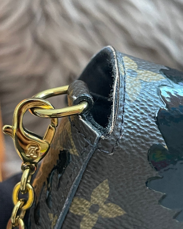 Preloved Authentic LV Félicie Pochette – Limited Edition Floral Jacquard Canvas