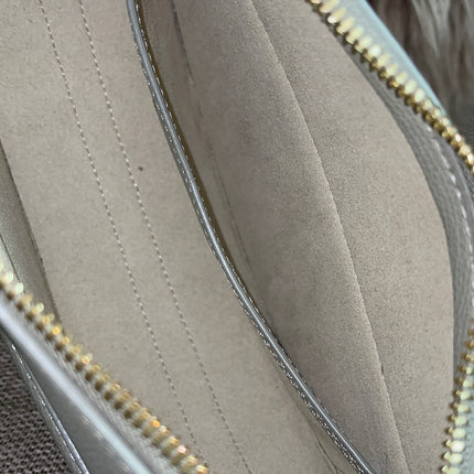 Preloved Authentic Polène Numéro Un Nano – Sage Green Textured Leather