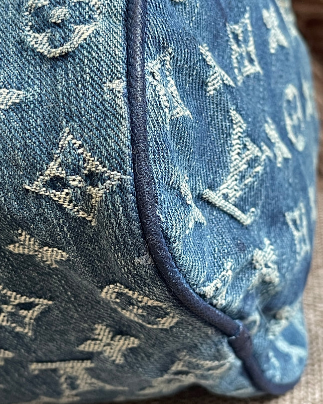 Preloved Authentic Louis Vuitton Neo Speedy Monogram Denim Handbag
