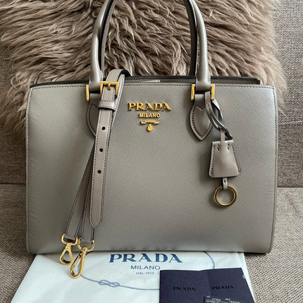 Preloved Authentic Prada Saffiano Lux Tote