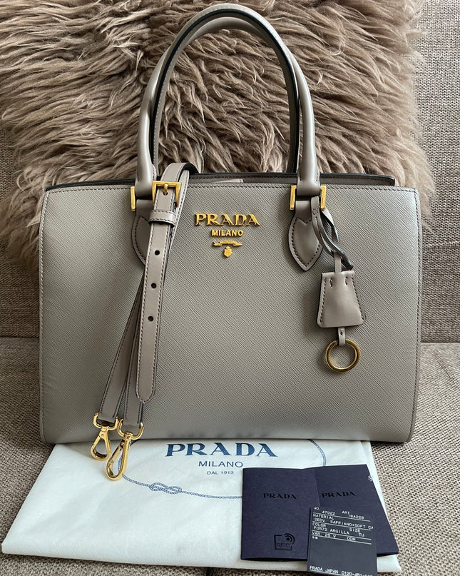Preloved Authentic Prada Saffiano Lux Tote