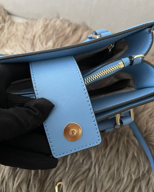 Preloved Authentic Michael Kors Kinsley Accordion Satchel