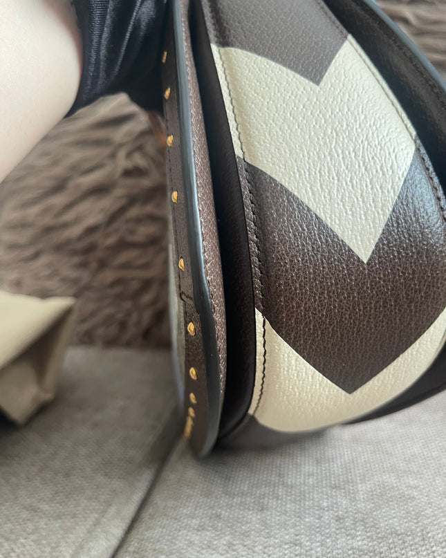 Preloved Authentic Gucci GG Supreme Canvas Leather and Python Medium Bamboo 1947 Top Handle Bag