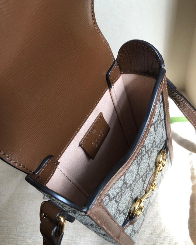 Preloved Gucci Horsebit 1955 mini bag