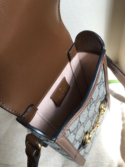 Preloved Gucci Horsebit 1955 mini bag