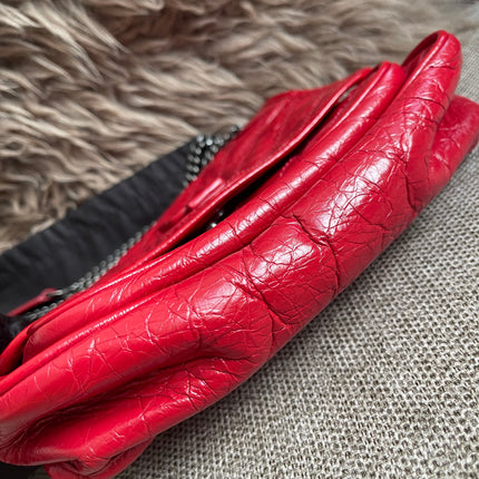 Preloved Authentic Saint Laurent Niki Baby Shoulder Bag — Red
