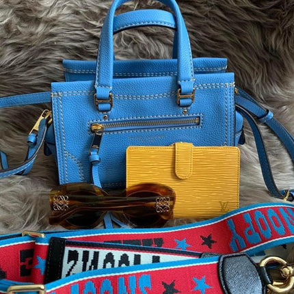 Marc Jacobs Mini Cruiser Satchel Bag in Coastal Blue