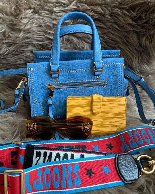 Marc Jacobs Mini Cruiser Satchel Bag in Coastal Blue