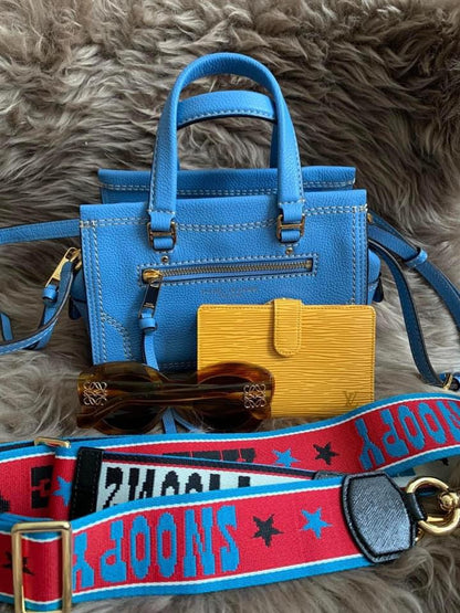 Marc Jacobs Mini Cruiser Satchel Bag in Coastal Blue
