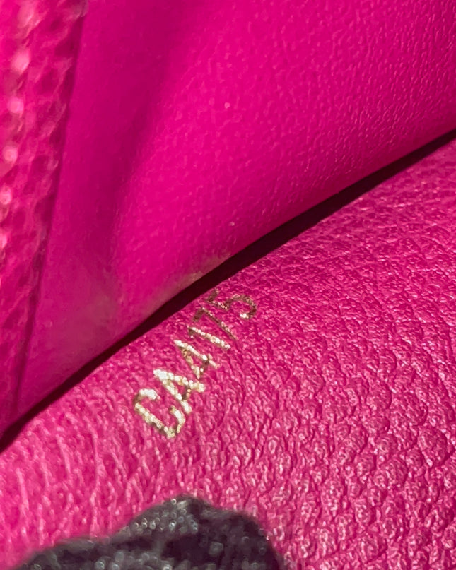 Preloved Authentic Louis Vuitton Monogram Empreinte Sarah Wallet – Fuchsia