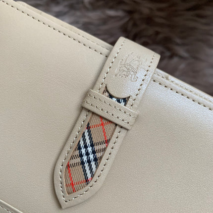 Burberry Brown Nova Check Leather Notebook Cover
