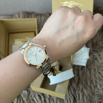 Preloved Authentic Rank N Burberry The City BU9105 Swiss Quartz Watch (34 mm)