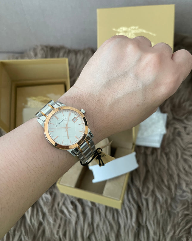 Preloved Authentic Rank N Burberry The City BU9105 Swiss Quartz Watch (34 mm)