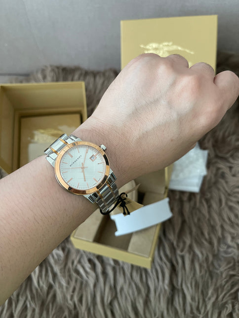 Preloved Authentic Rank N Burberry The City BU9105 Swiss Quartz Watch (34 mm)