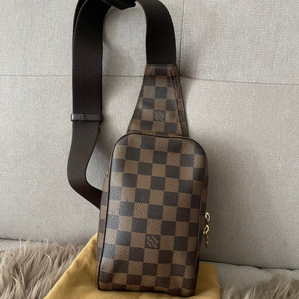Preloved Authentic Louis Vuitton Damier Ebene Geronimo