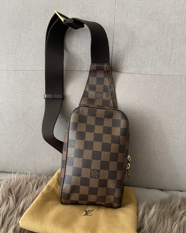 Preloved Authentic Louis Vuitton Damier Ebene Geronimo
