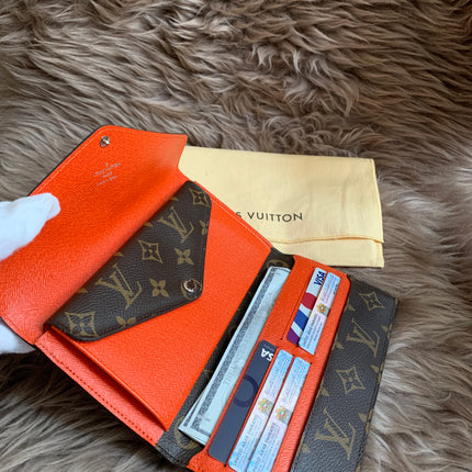Louis Vuitton Monogram Orange Marie-Lou Wallet