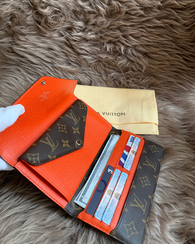 Louis Vuitton Monogram Orange Marie-Lou Wallet