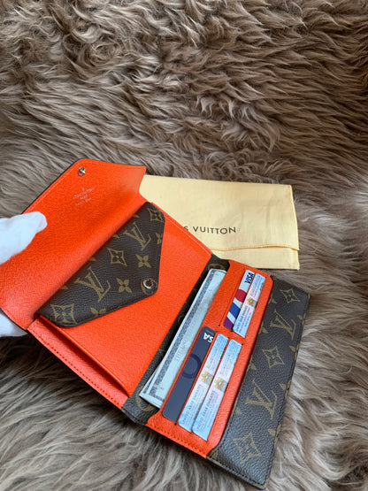 Louis Vuitton Monogram Orange Marie-Lou Wallet