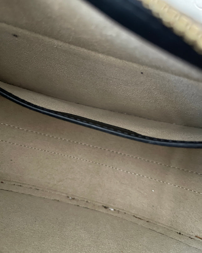 Preloved Authentic Polène Numéro Dix Grained Black Edition Calfskin