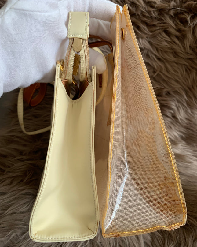 Alviero Prima Classe Small Clear Tote Bag