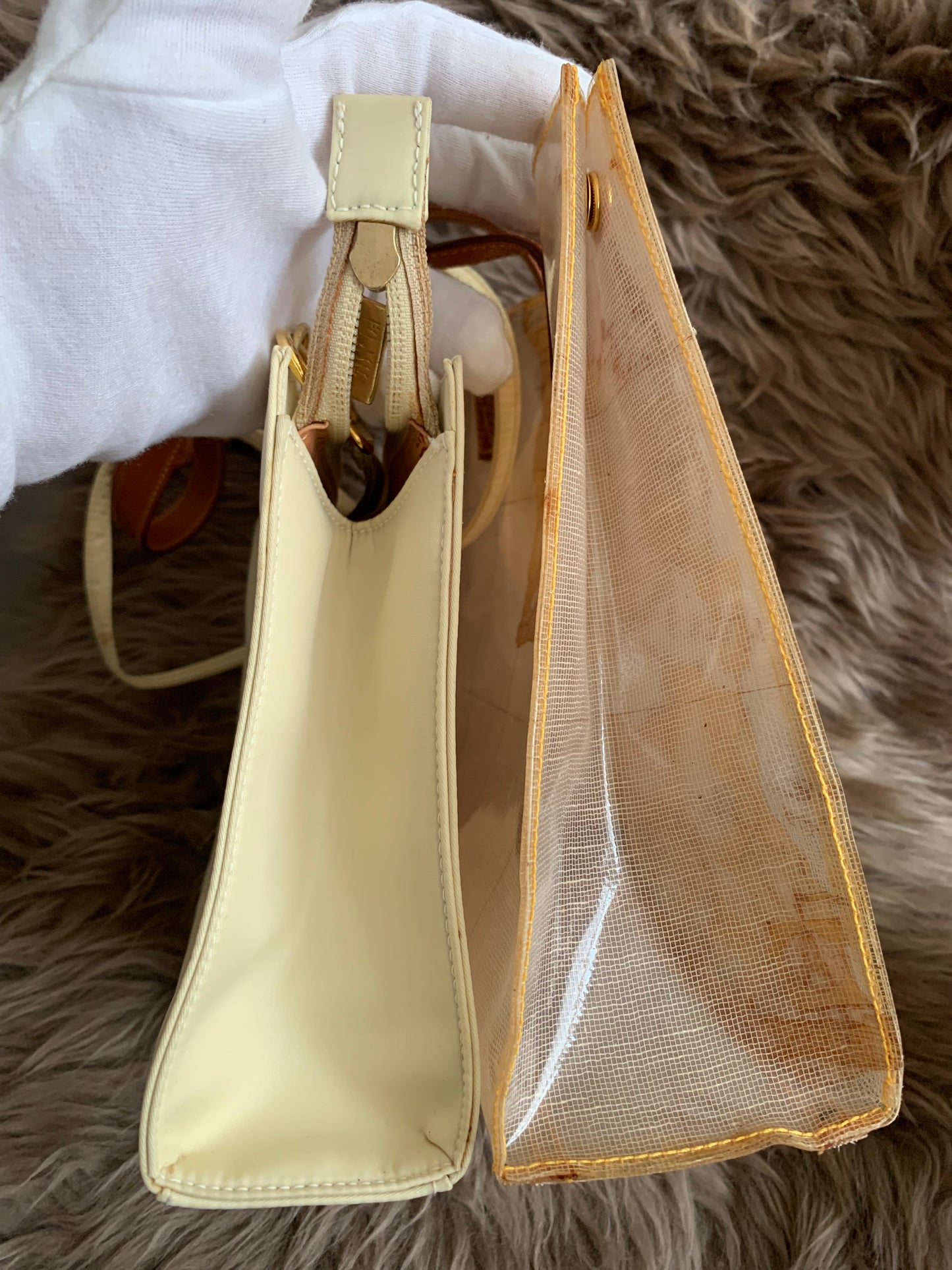 Alviero Prima Classe Small Clear Tote Bag