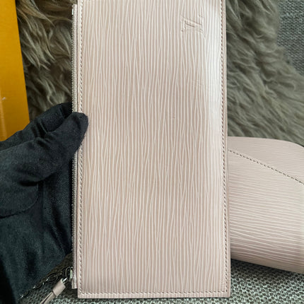 Preloved Authentic Louis Vuitton Felicie Pochette Epi Leather Rose Ballerine