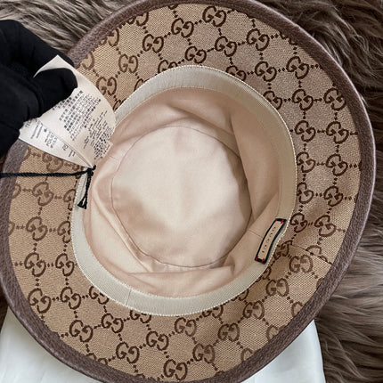 UNUSED GUCCI GG CANVAS BUCKET HAT