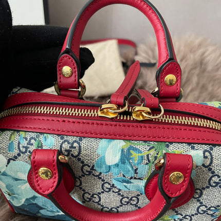 Preloved Authentic Gucci GG Blooms Mini Boston Bag