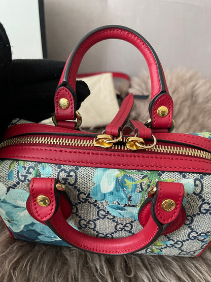 Preloved Authentic Gucci GG Blooms Mini Boston Bag