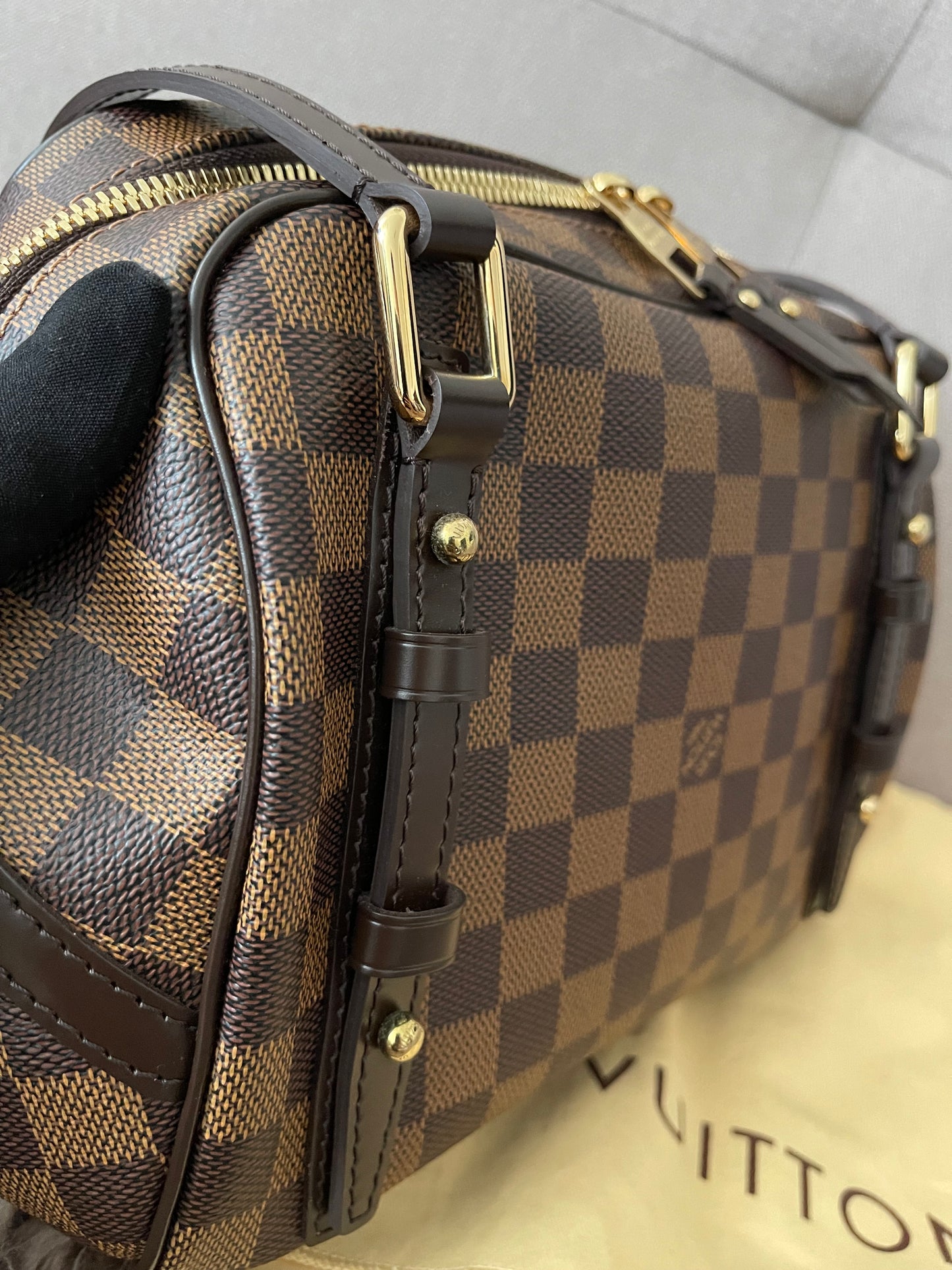 Preloved Authentic Louis Vuitton Damier Rivington PM shoulder bag