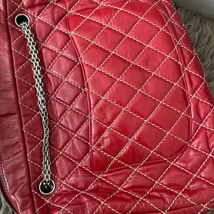 Preloved Authentic Chanel Reissue Camera Bag with silver-tone chain straps