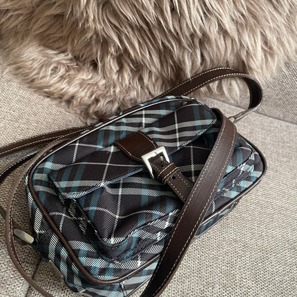 Preloved Authentic Burberry Nova Check Tartan Crossbody Camera Bag