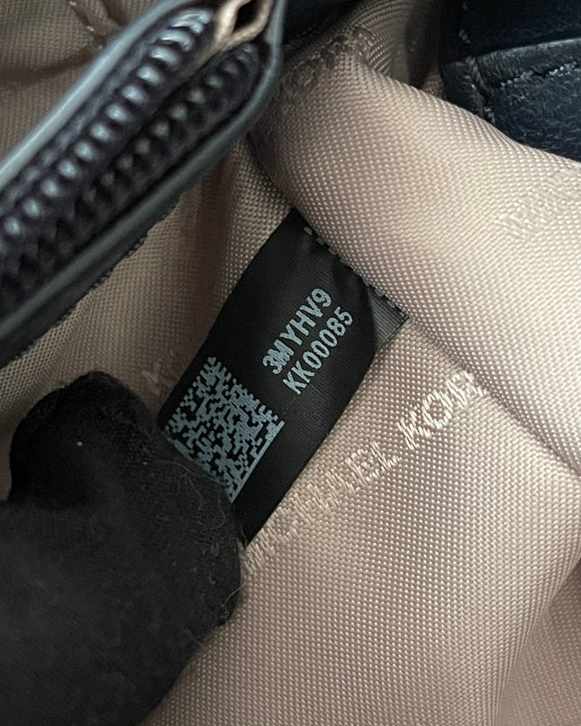 Preloved Authentic Michael Kors Black Leather Small Sloan Studded Chain Shoulder Bag