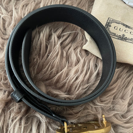 Preloved Authentic Unused GG Marmont wide belt 95cm