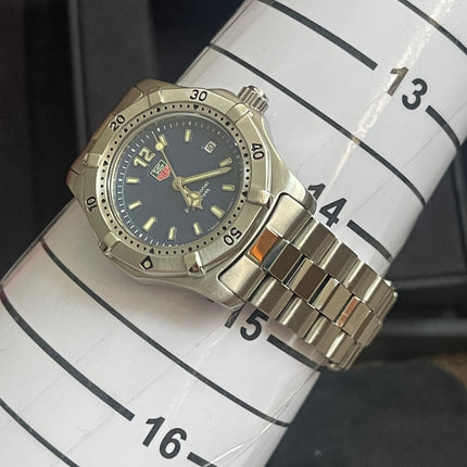 Preloved Authentic TAG Heuer Professional 200m Ladies Watch — Stainless Steel, Blue Dial