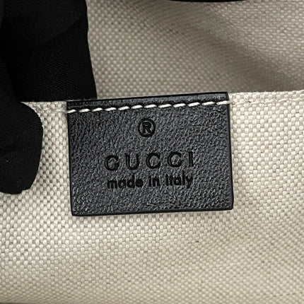 Preloved Authentic Rank A Gucci Horsebit 1955 tote bag in black leather