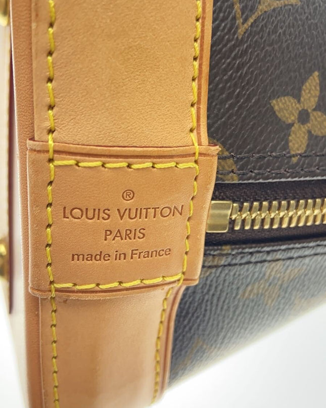 Preloved Authentic LOUIS VUITTON 2) Alma PM_Monogram Canvas/PVC/Brown/Monogram
