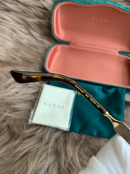 Gucci Burgundy/Black GG00765 Butterfly Sunglasses