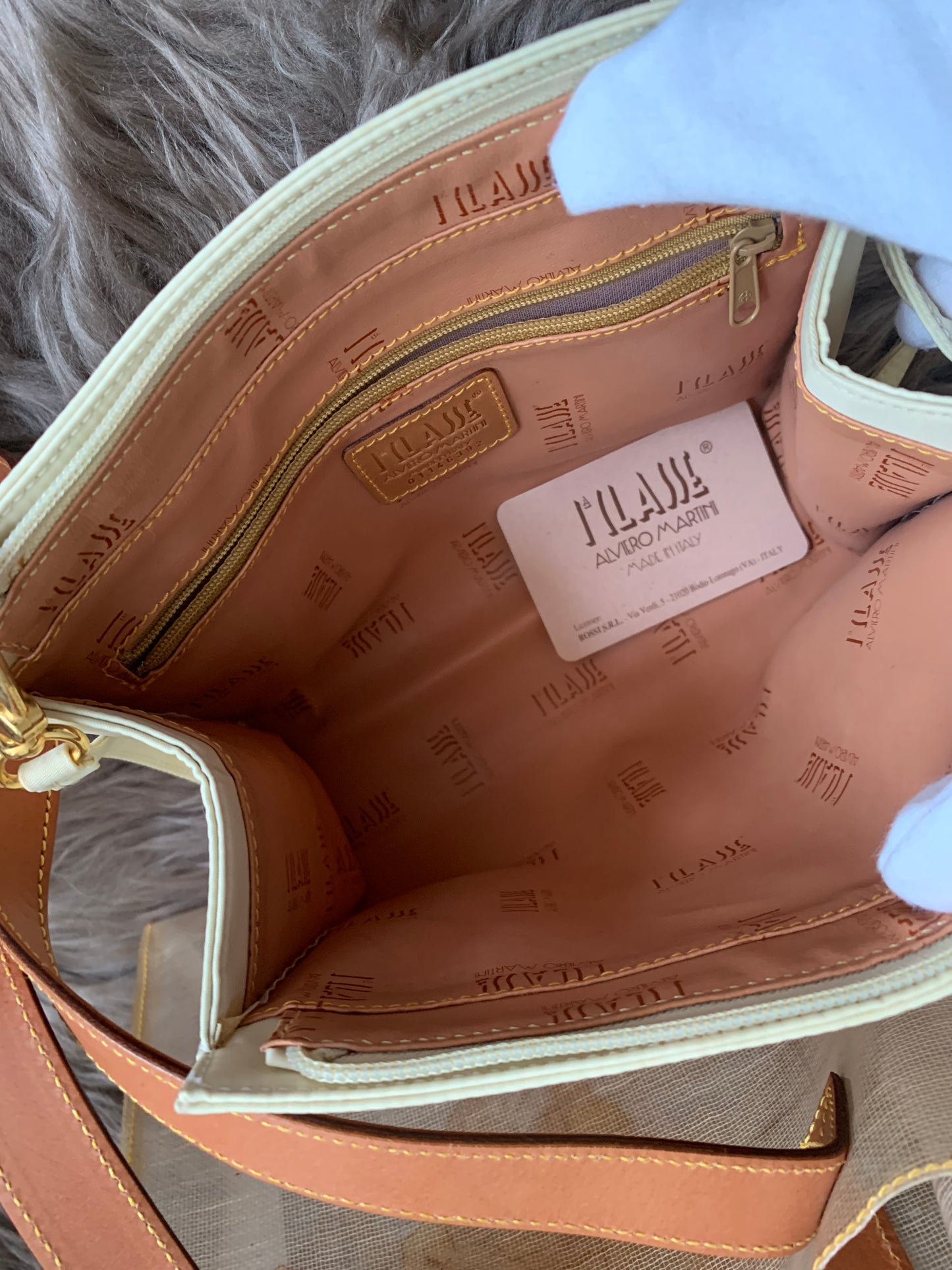 Alviero Prima Classe Small Clear Tote Bag