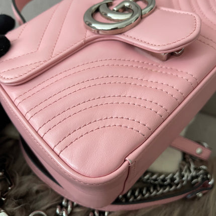 Preloved Authentic GUCCI GG Marmont mini top handle bag
