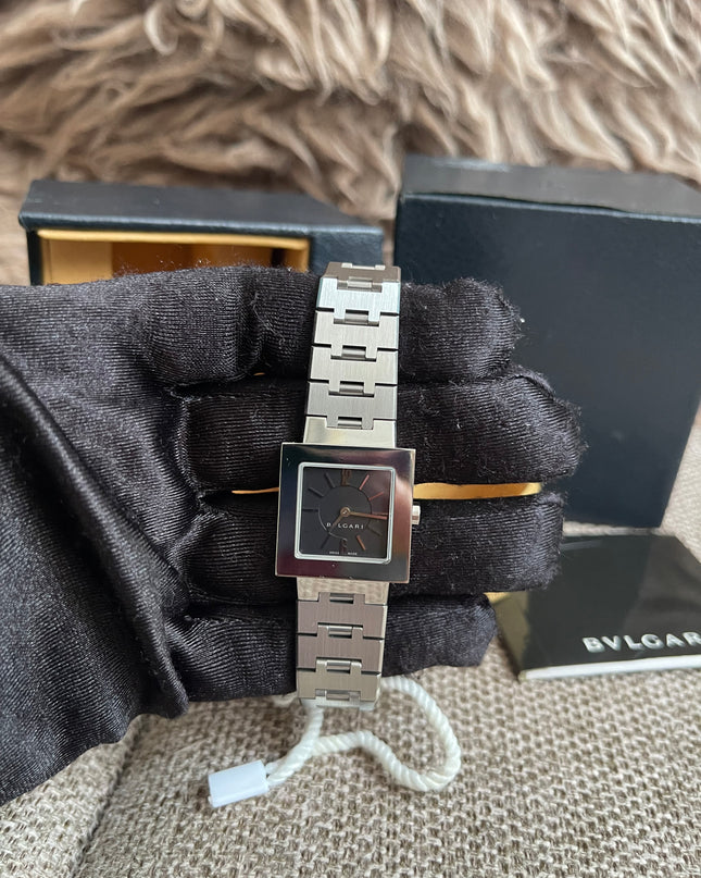 Preloved Authentic Bvlgari Quadrato SQ22 SS Ladies Watch