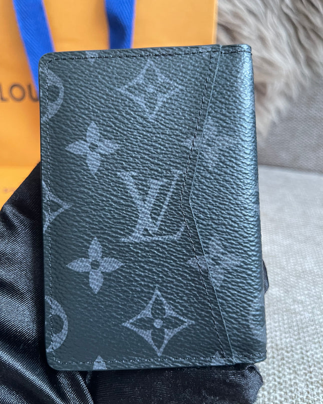 Preloved Authentic Louis Vuitton Slender Wallet in Monogram Eclipse