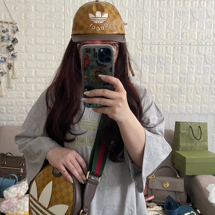 Preloved Authentic Gucci x adidas Baseball Hat Sz M